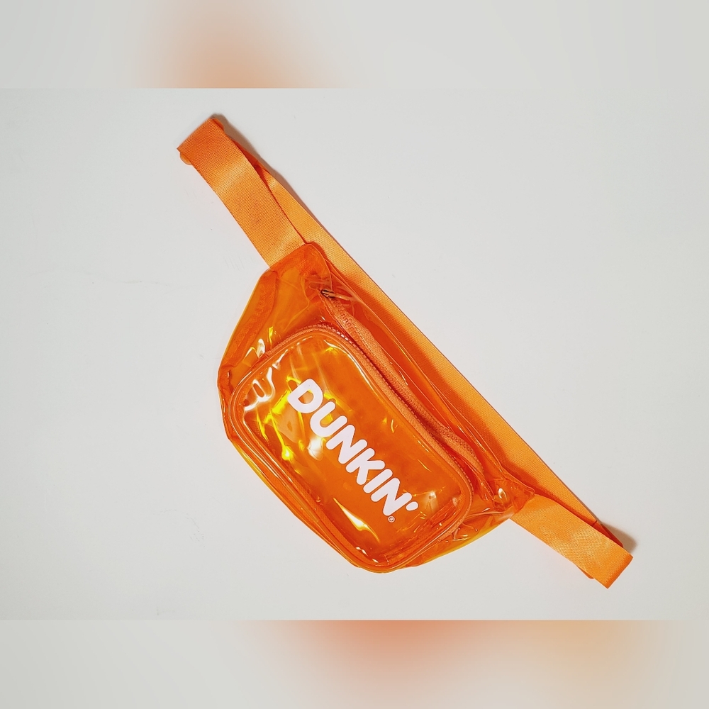 Dunkin' Transparent Adult Unisex Adjustable Fanny Pack